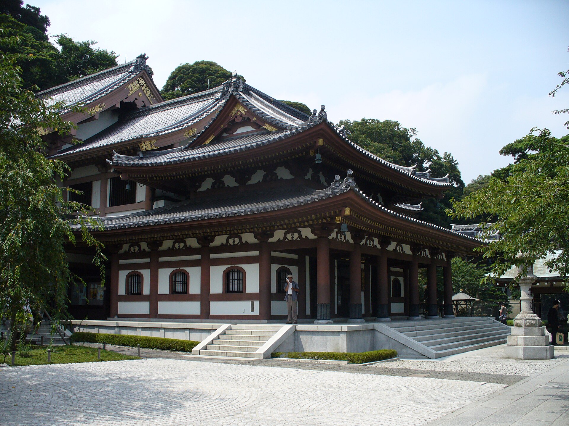 鎌倉・長谷寺の観音堂（撮影当時の風景）